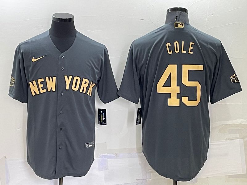 Men New York Yankees #45 Cole Grey 2022 All Star Game Nike MLB Jerseys